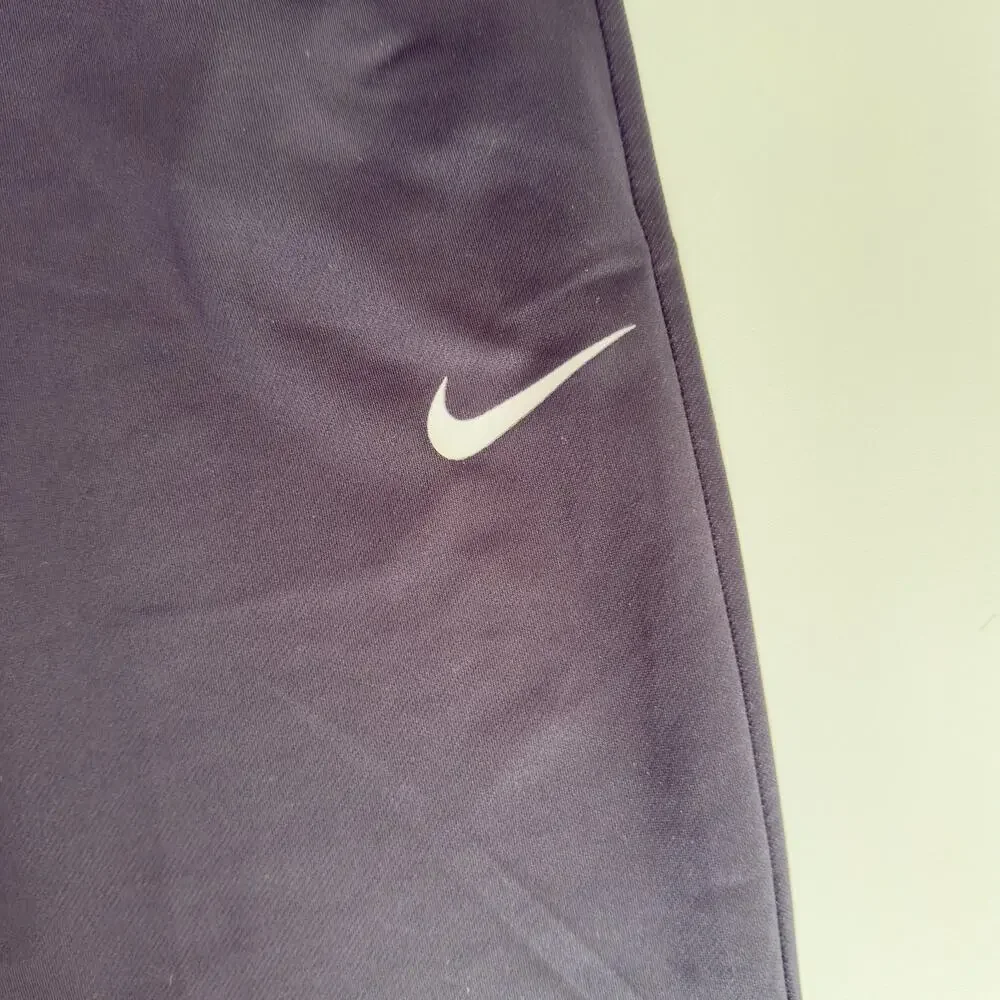 Nike Dri-FIT Mens M Black Joggers Running Sweatpants Warm Drawstring Athletic